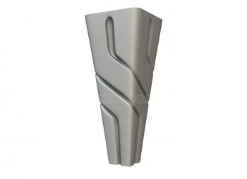 Legs (NJ_0665) 3D model for CNC machine